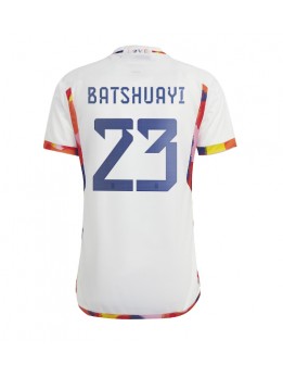 Billige Belgia Michy Batshuayi #23 Bortedrakt VM 2022 Kortermet